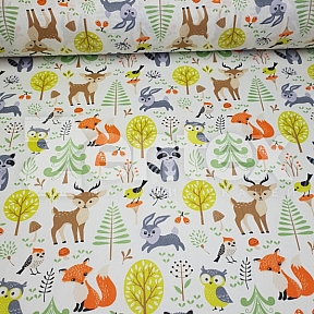 Ткань «Лесные зверята» купить в Минске