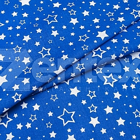 Ткань «Россыпь звезд на синем» купить в Минске